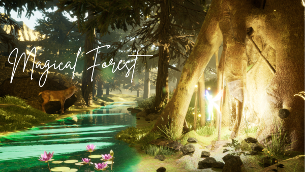 Magical forest – scene design in unreal engine